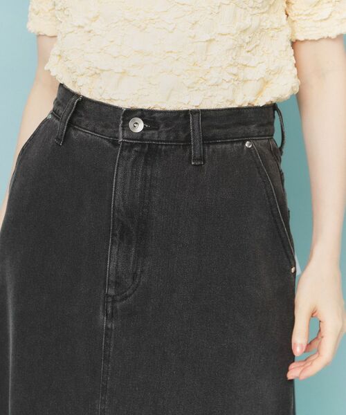 index / インデックス デニムスカート | 《丈が選べる》Aラインデニムロングスカート【洗濯機洗い可】 | 詳細23