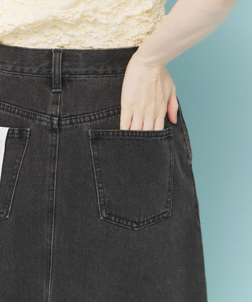 index / インデックス デニムスカート | 《丈が選べる》Aラインデニムロングスカート【洗濯機洗い可】 | 詳細25