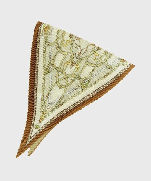 index / インデックス バンダナ・スカーフ | チェーン柄プリーツスカーフ | 詳細2