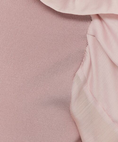 index / インデックス ニット・セーター | リボンスリーブドッキングニット【洗濯機洗い可/抗ピル】 | 詳細12