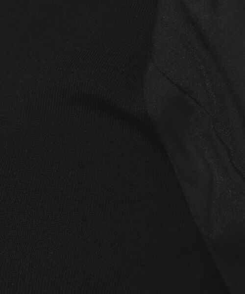 index / インデックス ニット・セーター | リボンスリーブドッキングニット【洗濯機洗い可/抗ピル】 | 詳細4