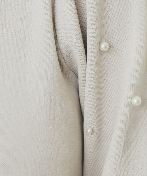 index / インデックス ニット・セーター | ドライタッチ パール調パフスリーブニット【洗濯機洗い可/UVケア/抗ピル/接触冷感】 | 詳細8