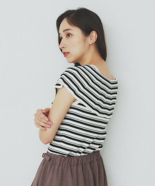 index / インデックス ニット・セーター | 前後2wayオフショルビッグカラーニット【洗濯機洗い可/抗ピル】 | 詳細1