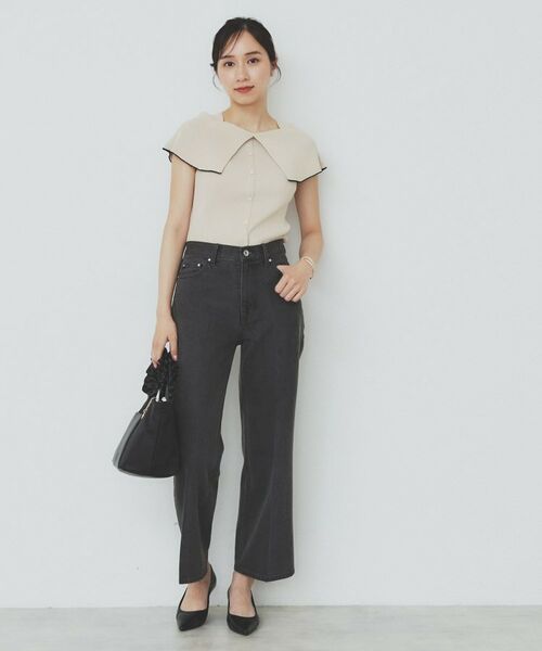 index / インデックス ニット・セーター | 前後2wayオフショルビッグカラーニット【洗濯機洗い可/抗ピル】 | 詳細10