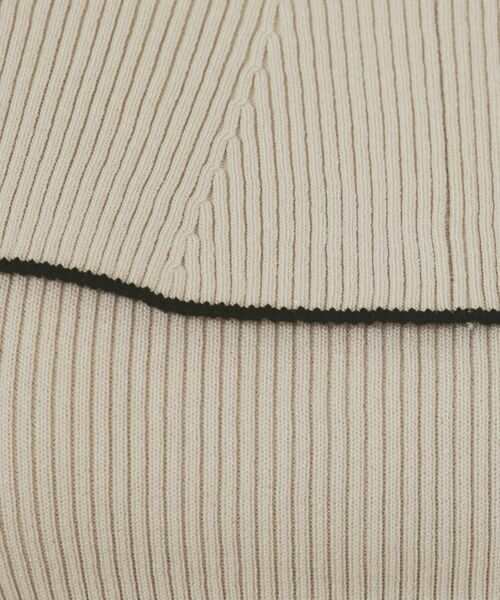 index / インデックス ニット・セーター | 前後2wayオフショルビッグカラーニット【洗濯機洗い可/抗ピル】 | 詳細12