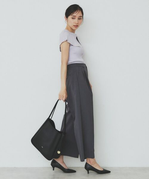 index / インデックス ニット・セーター | 前後2wayオフショルビッグカラーニット【洗濯機洗い可/抗ピル】 | 詳細15