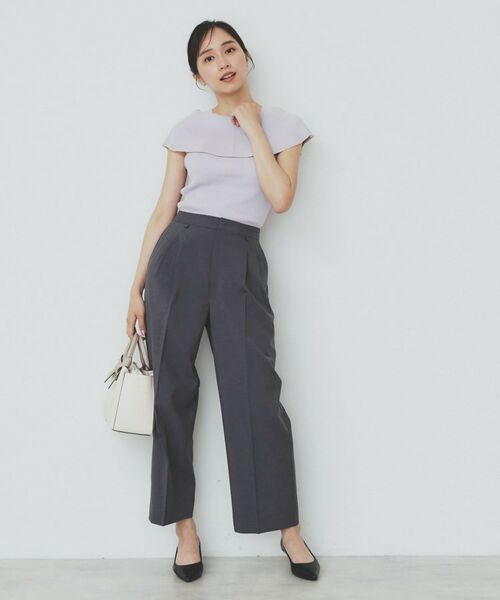 index / インデックス ニット・セーター | 前後2wayオフショルビッグカラーニット【洗濯機洗い可/抗ピル】 | 詳細17