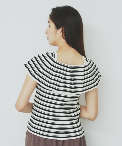 index / インデックス ニット・セーター | 前後2wayオフショルビッグカラーニット【洗濯機洗い可/抗ピル】 | 詳細27