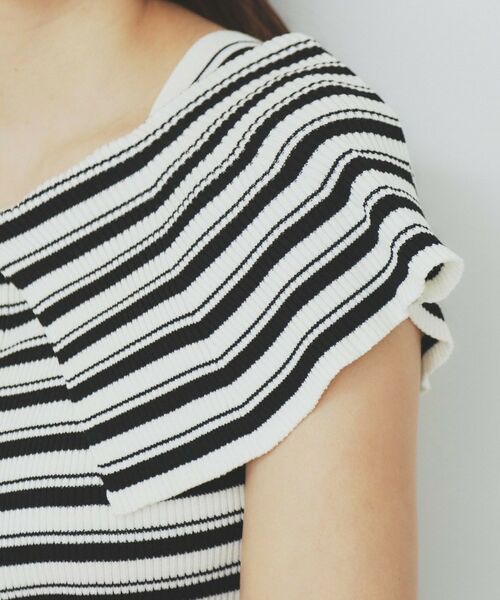 index / インデックス ニット・セーター | 前後2wayオフショルビッグカラーニット【洗濯機洗い可/抗ピル】 | 詳細29