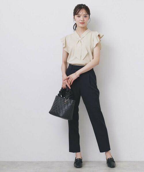 index / インデックス ニット・セーター | フレアスリーブボウタイニット【洗濯機洗い可/接触冷感/抗ピル】 | 詳細13