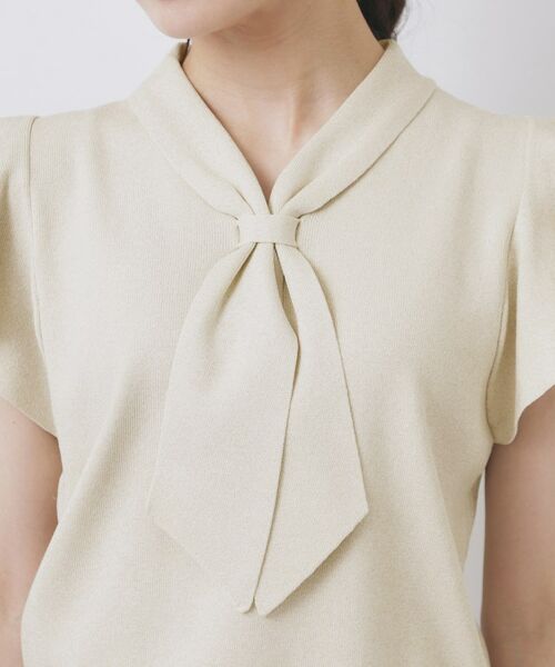 index / インデックス ニット・セーター | フレアスリーブボウタイニット【洗濯機洗い可/接触冷感/抗ピル】 | 詳細23