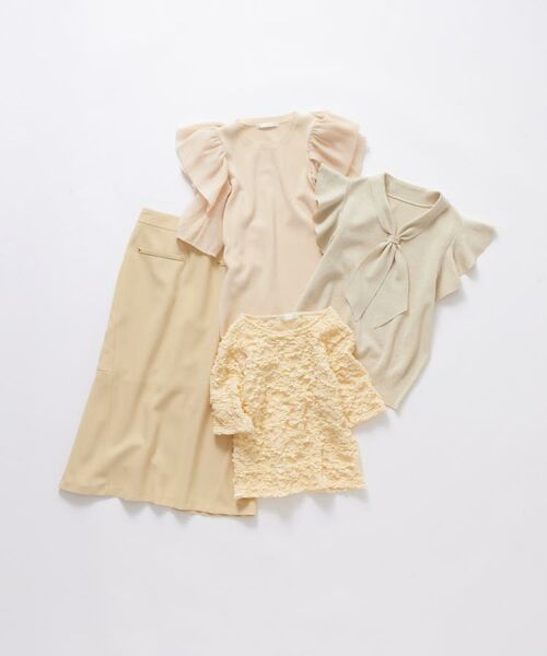 index / インデックス ニット・セーター | フレアスリーブボウタイニット【洗濯機洗い可/接触冷感/抗ピル】 | 詳細28