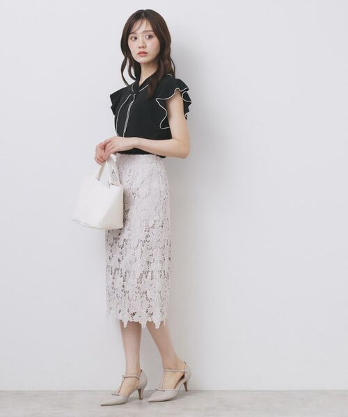 index / インデックス ニット・セーター | フレアスリーブボウタイニット【洗濯機洗い可/接触冷感/抗ピル】 | 詳細7