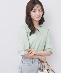 index / インデックス カットソー | レースドッキングスリーブトップス【洗濯機洗い可/UVケア】