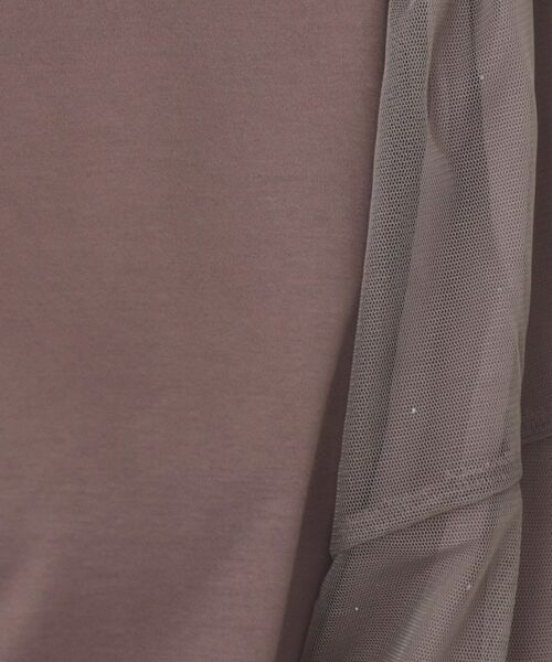 index / インデックス カットソー | チュールドッキングバルーントップス【洗濯機洗い可/接触冷感】 | 詳細12