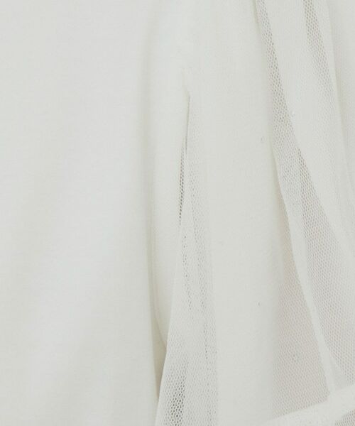 index / インデックス カットソー | チュールドッキングバルーントップス【洗濯機洗い可/接触冷感】 | 詳細4