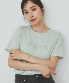 index / インデックス Tシャツ | スパンコール刺繍ロゴTシャツ【洗濯機洗い可/接触冷感/UVケア】