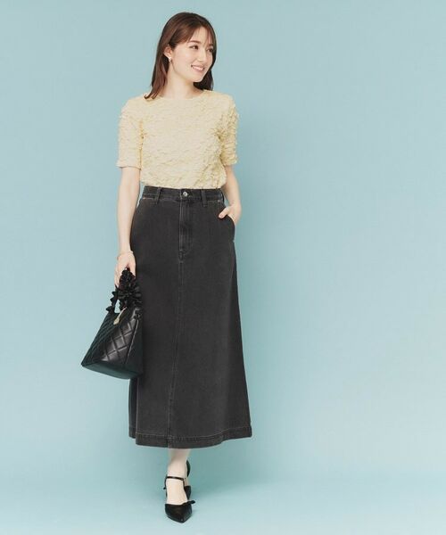 index / インデックス カットソー | ジャカードコンパクトトップス【洗濯機洗い可】 | 詳細12