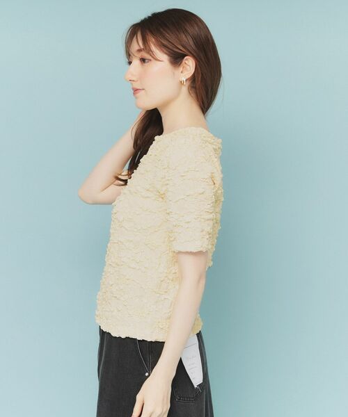 index / インデックス カットソー | ジャカードコンパクトトップス【洗濯機洗い可】 | 詳細16