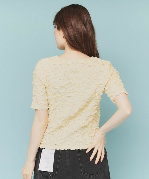 index / インデックス カットソー | ジャカードコンパクトトップス【洗濯機洗い可】 | 詳細17