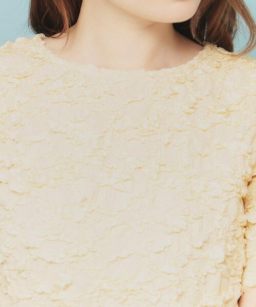 index / インデックス カットソー | ジャカードコンパクトトップス【洗濯機洗い可】 | 詳細18