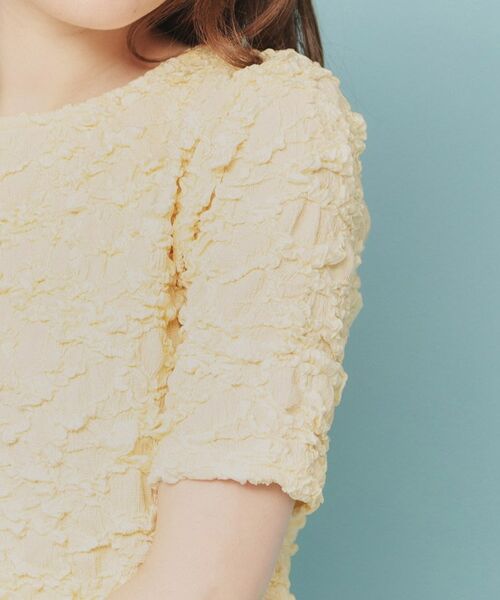 index / インデックス カットソー | ジャカードコンパクトトップス【洗濯機洗い可】 | 詳細19