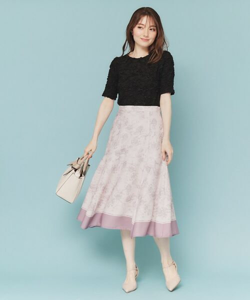 index / インデックス カットソー | ジャカードコンパクトトップス【洗濯機洗い可】 | 詳細6