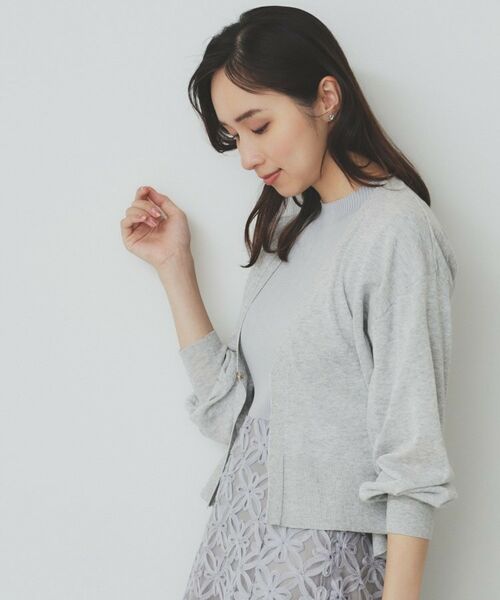 index / インデックス カーディガン・ボレロ | 《5色展開》コンパクトショートカーディガン【洗濯機洗い可】 | 詳細19