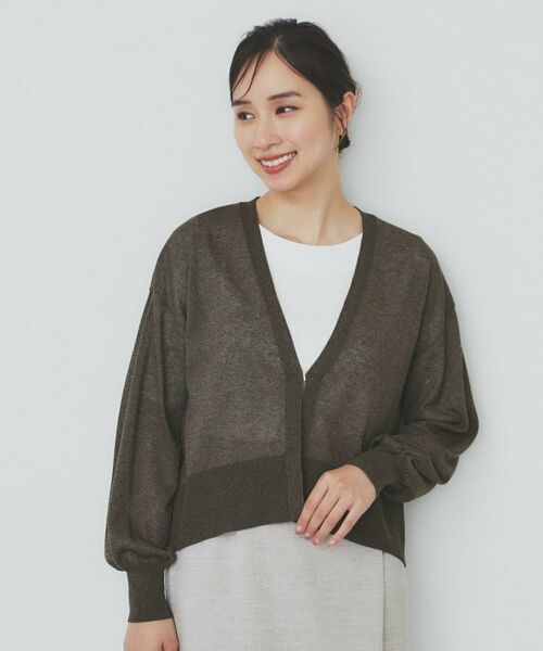 index / インデックス カーディガン・ボレロ | 《5色展開》コンパクトショートカーディガン【洗濯機洗い可】 | 詳細21