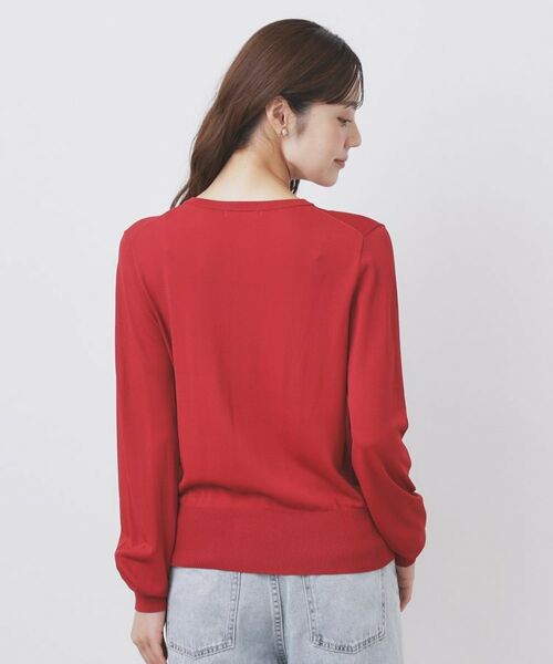 index / インデックス カーディガン・ボレロ | 《美人百花掲載》ビジュークルーネックカーディガン【洗濯機洗い可/UVケア/接触冷感/抗ピル】 | 詳細19