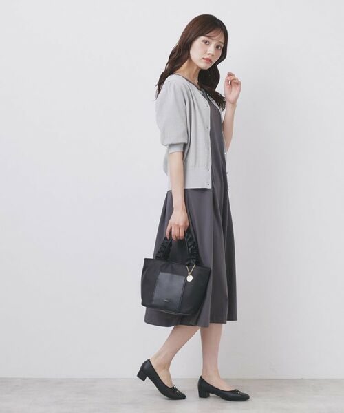 index / インデックス カーディガン・ボレロ | クルーネック半袖カーディガン【洗濯機洗い可/抗ピル/UVケア】 | 詳細11