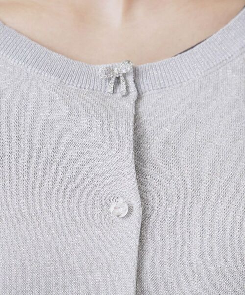 index / インデックス カーディガン・ボレロ | クルーネック半袖カーディガン【洗濯機洗い可/抗ピル/UVケア】 | 詳細19
