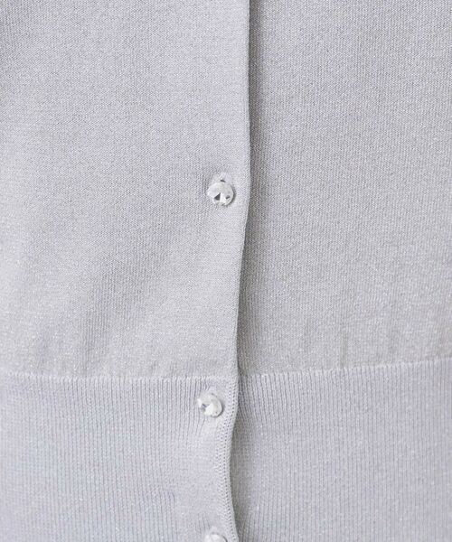 index / インデックス カーディガン・ボレロ | クルーネック半袖カーディガン【洗濯機洗い可/抗ピル/UVケア】 | 詳細22