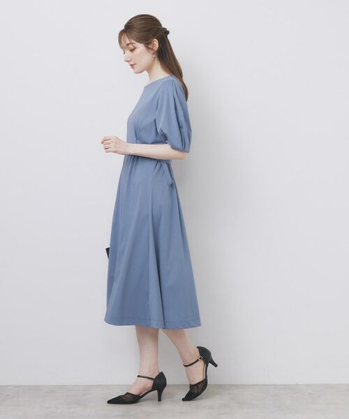 index / インデックス ミニ丈・ひざ丈ワンピース | ハートネックパフワンピース【洗濯機洗い可/UVケア/接触冷感】 | 詳細15