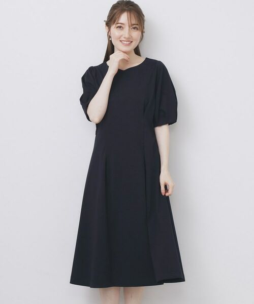 index / インデックス ミニ丈・ひざ丈ワンピース | ハートネックパフワンピース【洗濯機洗い可/UVケア/接触冷感】 | 詳細22