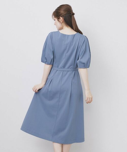 index / インデックス ミニ丈・ひざ丈ワンピース | ハートネックパフワンピース【洗濯機洗い可/UVケア/接触冷感】 | 詳細27