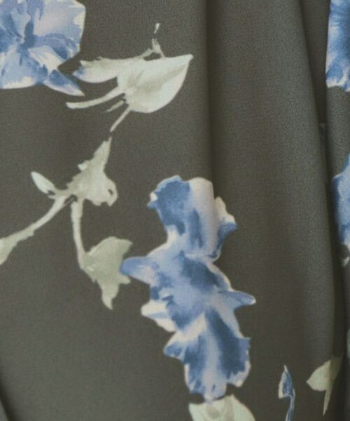 index / インデックス ミニ丈・ひざ丈ワンピース | カシュクールフラワーワンピース【洗濯機洗い可】 | 詳細6