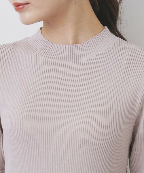 index / インデックス ミニ丈・ひざ丈ワンピース | フラワーレースドッキングワンピース【洗える/抗ピル】 | 詳細25