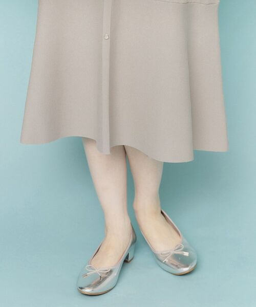 index / インデックス ミニ丈・ひざ丈ワンピース | フリルドッキングニットワンピース【洗濯機洗い可/抗ピル】 | 詳細18