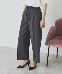 index / インデックス パンツ | ストレッチ2タックワイドパンツ【洗濯機洗い可/接触冷感/吸水速乾】