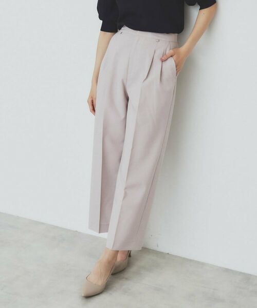 index / インデックス パンツ | ストレッチ2タックワイドパンツ【洗濯機洗い可/接触冷感/吸水速乾】 | 詳細20