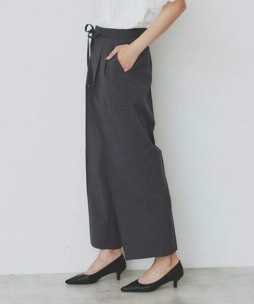 index / インデックス パンツ | ストレッチ2タックワイドパンツ【洗濯機洗い可/接触冷感/吸水速乾】 | 詳細24