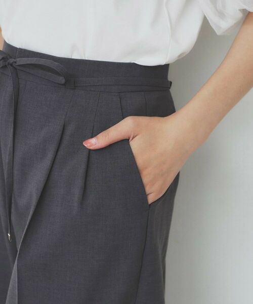 index / インデックス パンツ | ストレッチ2タックワイドパンツ【洗濯機洗い可/接触冷感/吸水速乾】 | 詳細28