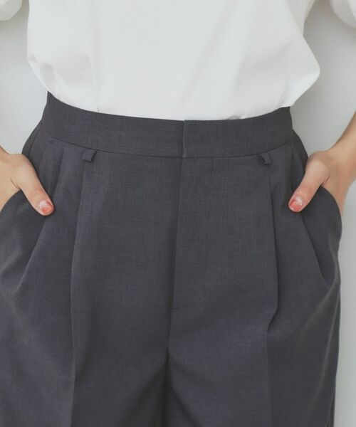 index / インデックス パンツ | ストレッチ2タックワイドパンツ【洗濯機洗い可/接触冷感/吸水速乾】 | 詳細30