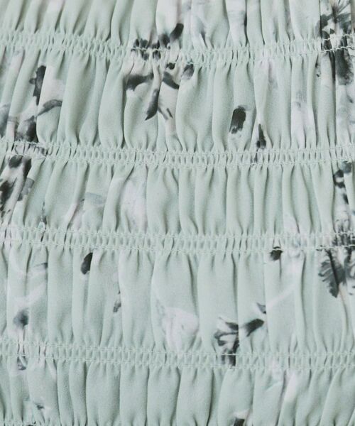 index / インデックス シャツ・ブラウス | フラワーシャーリングペプラムブラウス【洗濯機洗い可】 | 詳細8