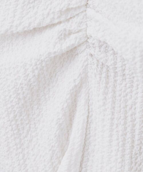 index / インデックス シャツ・ブラウス | フロントギャザージャガードブラウス【洗濯機洗い可】 | 詳細4