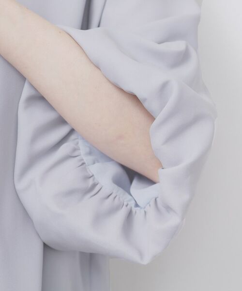 index / インデックス シャツ・ブラウス | スキッパーバルーンスリーブブラウス【洗濯機洗い可/イージーアイロン】 | 詳細18