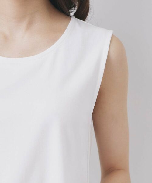 index / インデックス カットソー | ノースリペプラムドッキングトップス【洗濯機洗い可/接触冷感】 | 詳細12