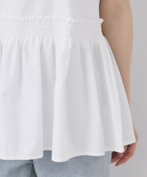 index / インデックス カットソー | ノースリペプラムドッキングトップス【洗濯機洗い可/接触冷感】 | 詳細13