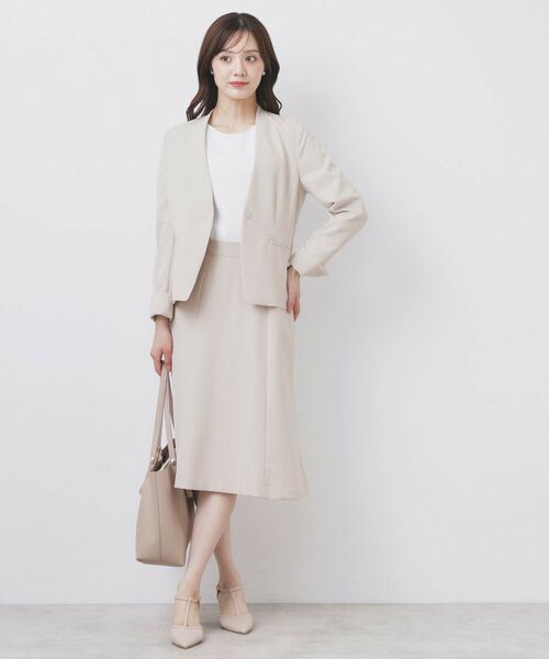 index / インデックス ノーカラージャケット | ストレッチノーカラージャケット/セットアップ対応【洗濯機洗い可/イージーアイロン/防シワ】 | 詳細11